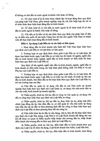 Luật đầu tư 2020 số 61/2020/Quốc hội khóa 14