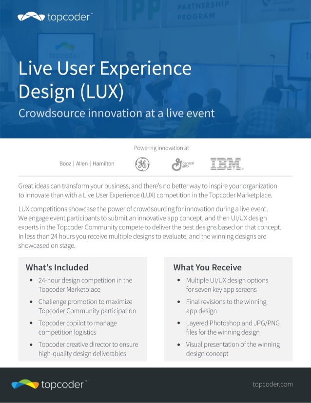 Live User Experience Design Lux
