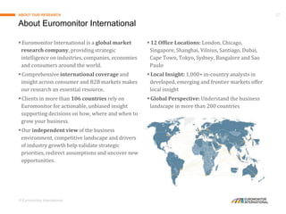 © Euromonitor International
27
 Euromonitor International is a global market
research company, providing strategic
intell...