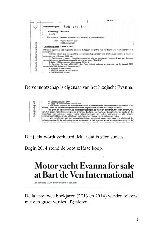 Luxejacht Evanna van Gert Verhulst is flop