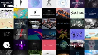 Three.js
23
threejs.org
 