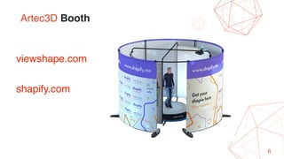 6
Artec3D Booth
shapify.com
viewshape.com
 