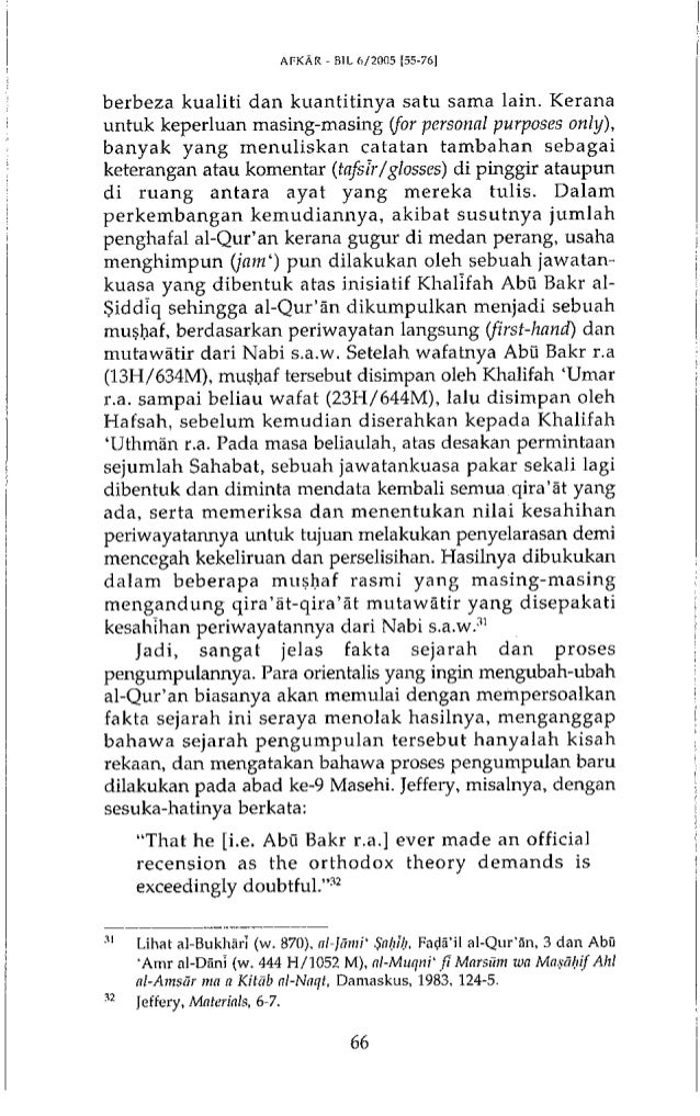 Al Qur An Orientalisme Dan Luxenberg