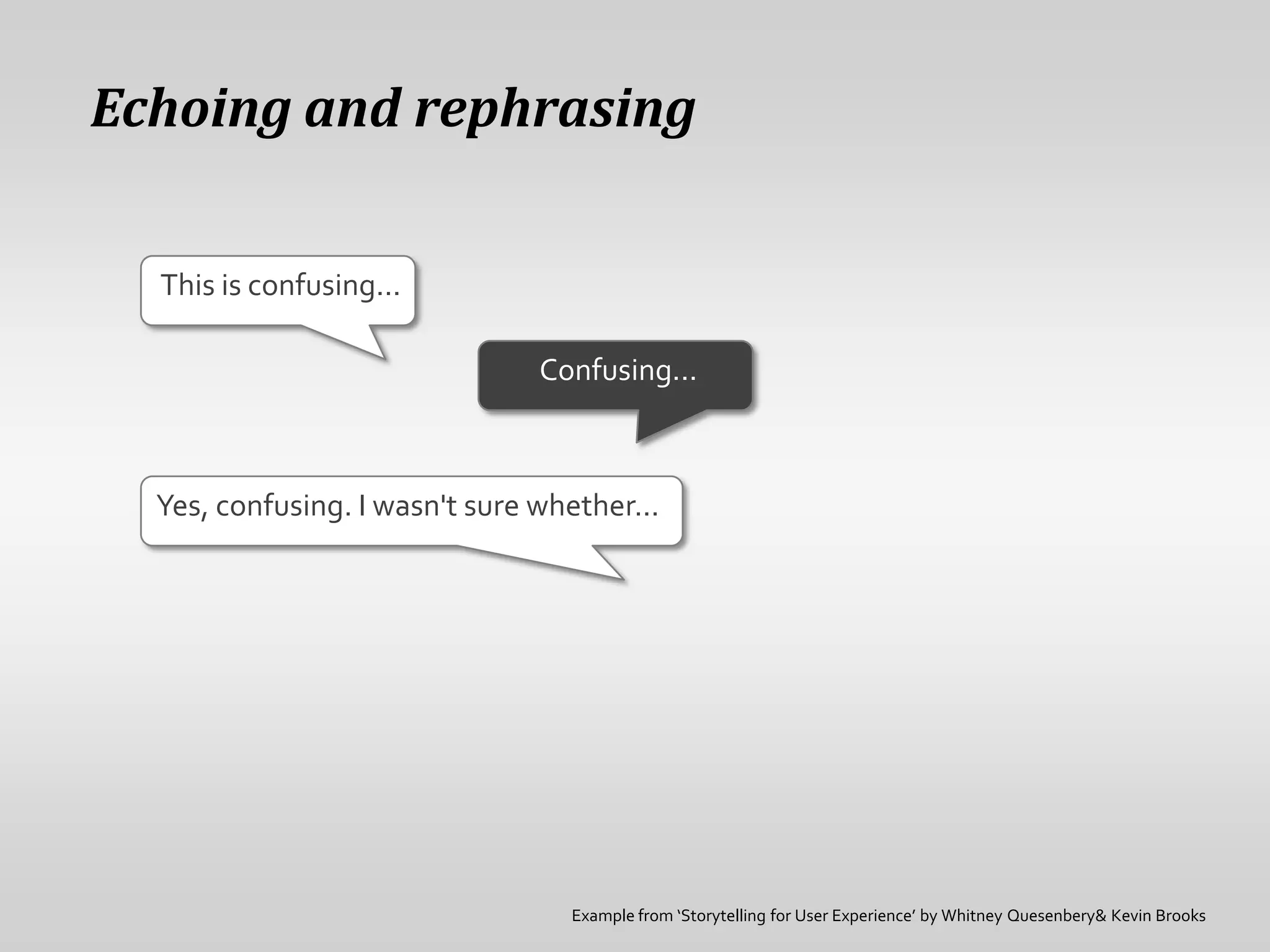 Prompts rather than set questionsDay-in-a-life (today, yesterday)Decide what to eatLast time on a dietHow active (want vs. do)Preparing food for oneselfPreparing food for family/friends
