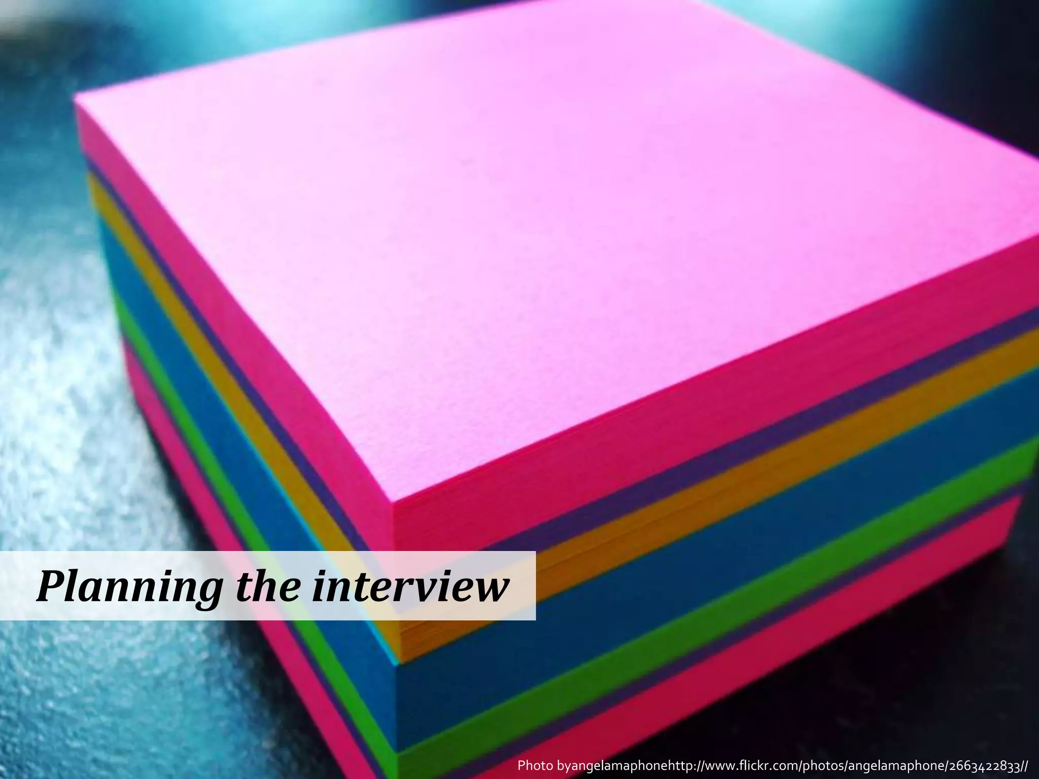  Focus on people’s behaviours and goals