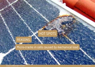HOT SPOTS
                                              PRÄ
                                              PRÄSENTATIONSTITEL
                      REASONS:                THEMA
                      Micro-cracks in cells caused by mechanical load



Energy in a different light I 14.10.2011                                © Luxor Solar GmbH
 