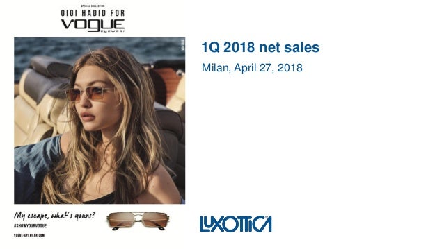 1Q 2018 Net Sales