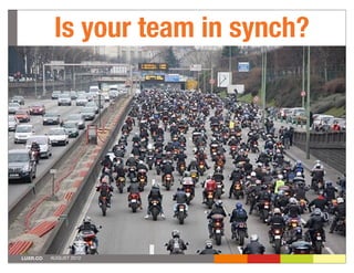 Is your team in synch?




LUXR.CO   AUGUST 2012
 
