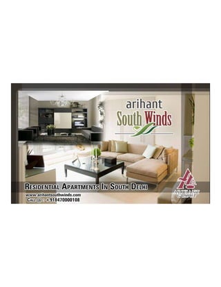 Luxurious flats for sell in south delhi