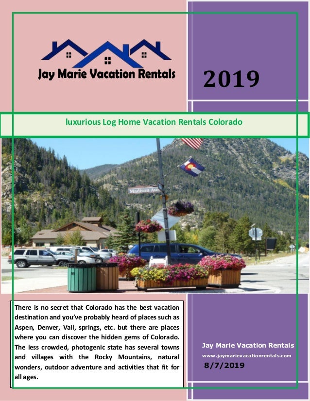 Luxurious Log Home Vacation Rentals Colorado