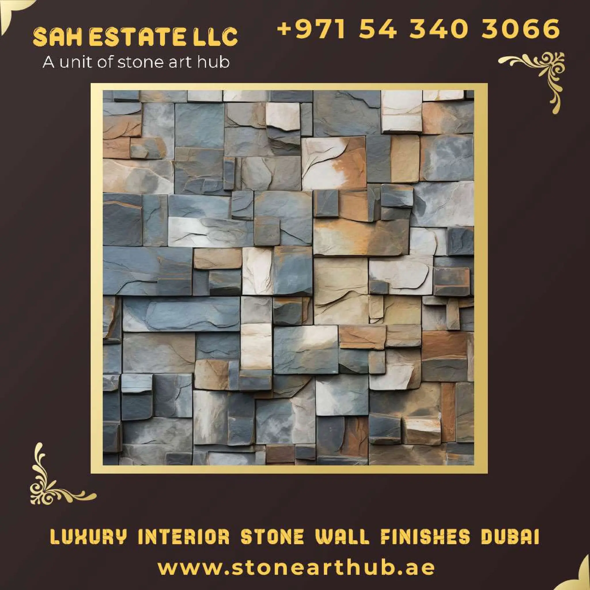 Luxury Interior Design For Luxury Stone Brands Reference: Luxury Interior Stone Wall Finishes Dubai 971 54 340 3066