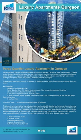 Luxury apartments gurgaon