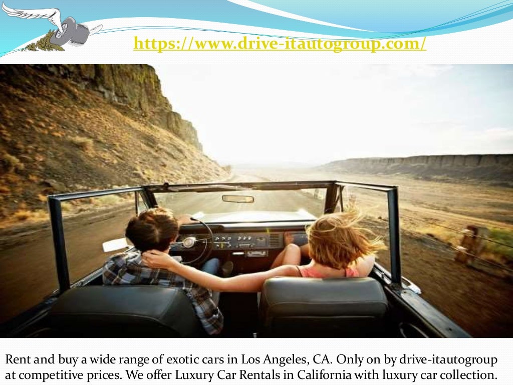 Luxury Car Rentals in California