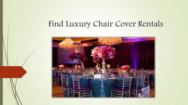 wedding chair covers rental