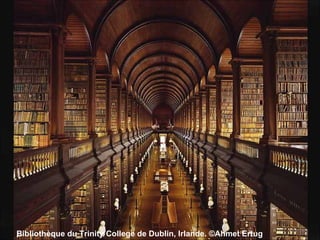 Bibliothèque du Trinity College de Dublin, Irlande. ©Ahmet Ertug  