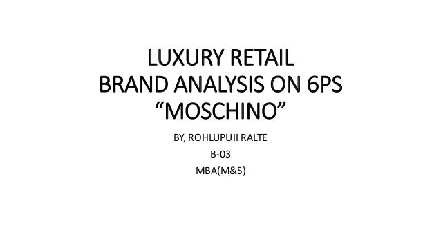 is moschino a luxury brand