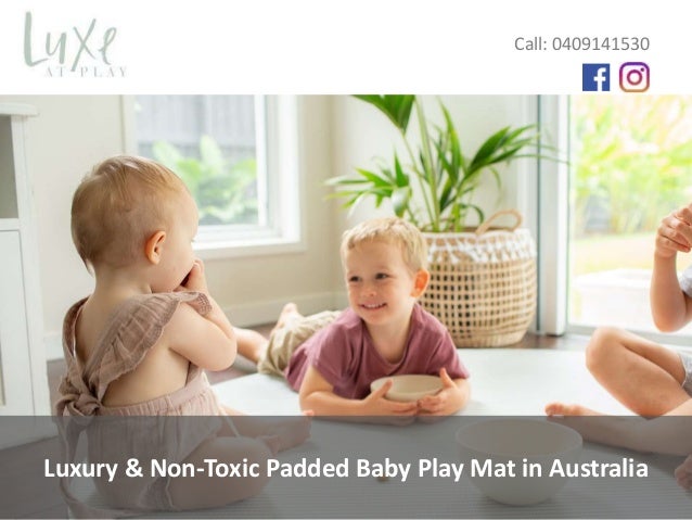 luxury baby play mat