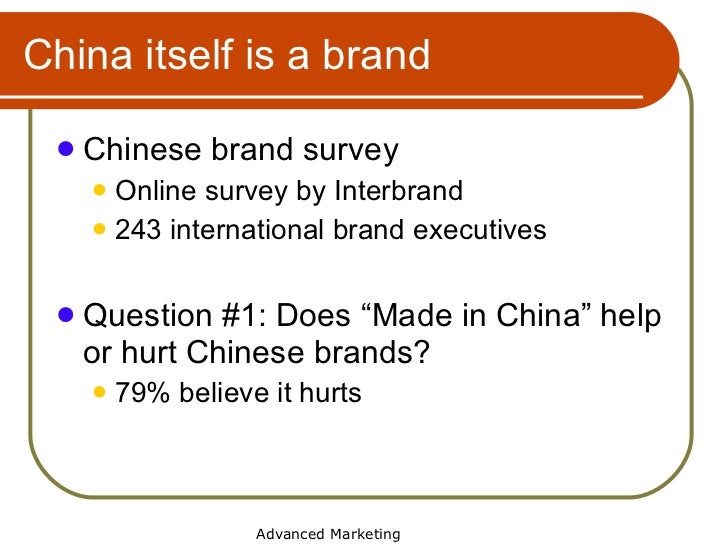 Luxury Brands Made In China