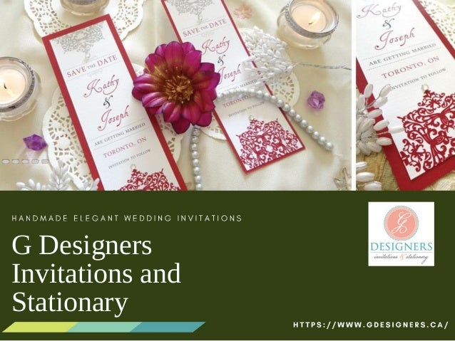 Luxury Wedding Invitations In Toronto