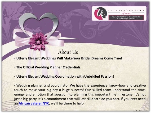 African American Wedding Planner Nj