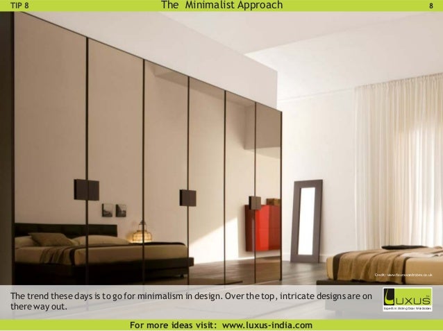 Luxus Smart Bedroom Wardrobe Design Ideas