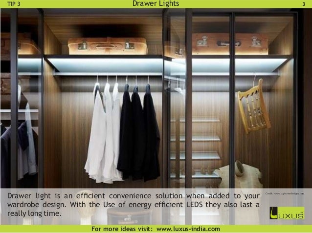 Ideas For Wardrobe Lighting
