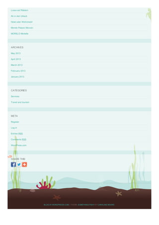 BLOG AT WORDPRESS.COM. | THEME: SOMETHING FISHY BY CAROLINE MOORE.
Luxus auf Rädern
Ab in den Urlaub
Hotel oder Wohnmobil
Morelo Palace Alkoven
MORELO Modelle
ARCHIVES
May 2013
April 2013
March 2013
February 2013
January 2013
CATEGORIES
Services
Travel and tourism
META
Register
Log in
Entries RSS
Comments RSS
WordPress.com
SHARE THIS
 