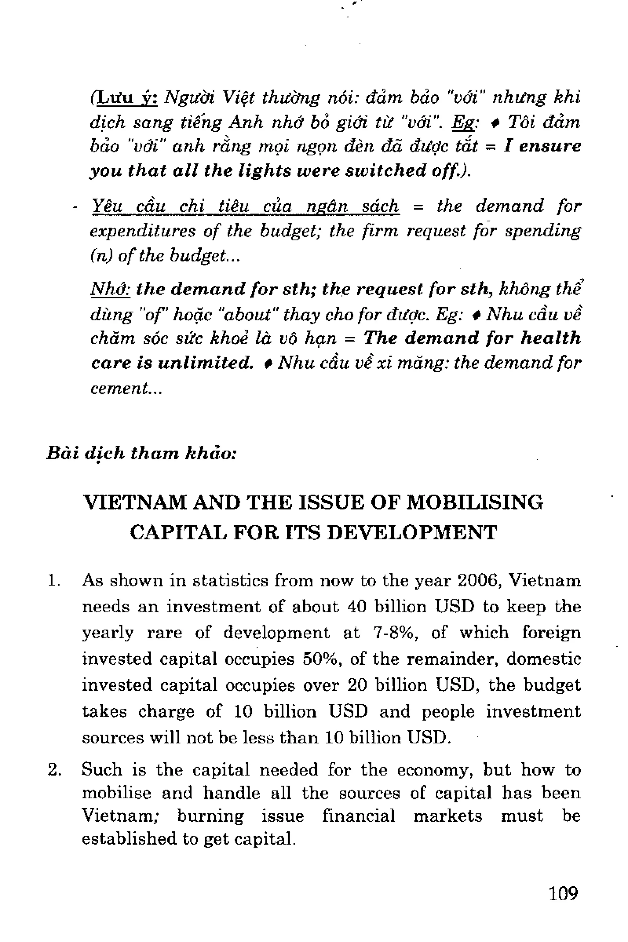 Luyện dịch Việt Anh
