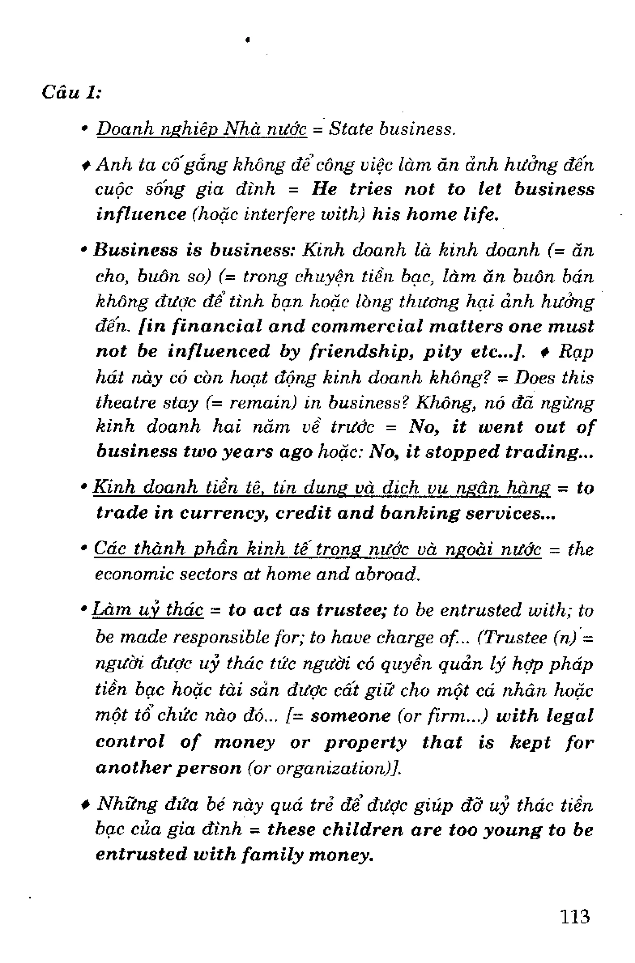 Luyện dịch Việt Anh