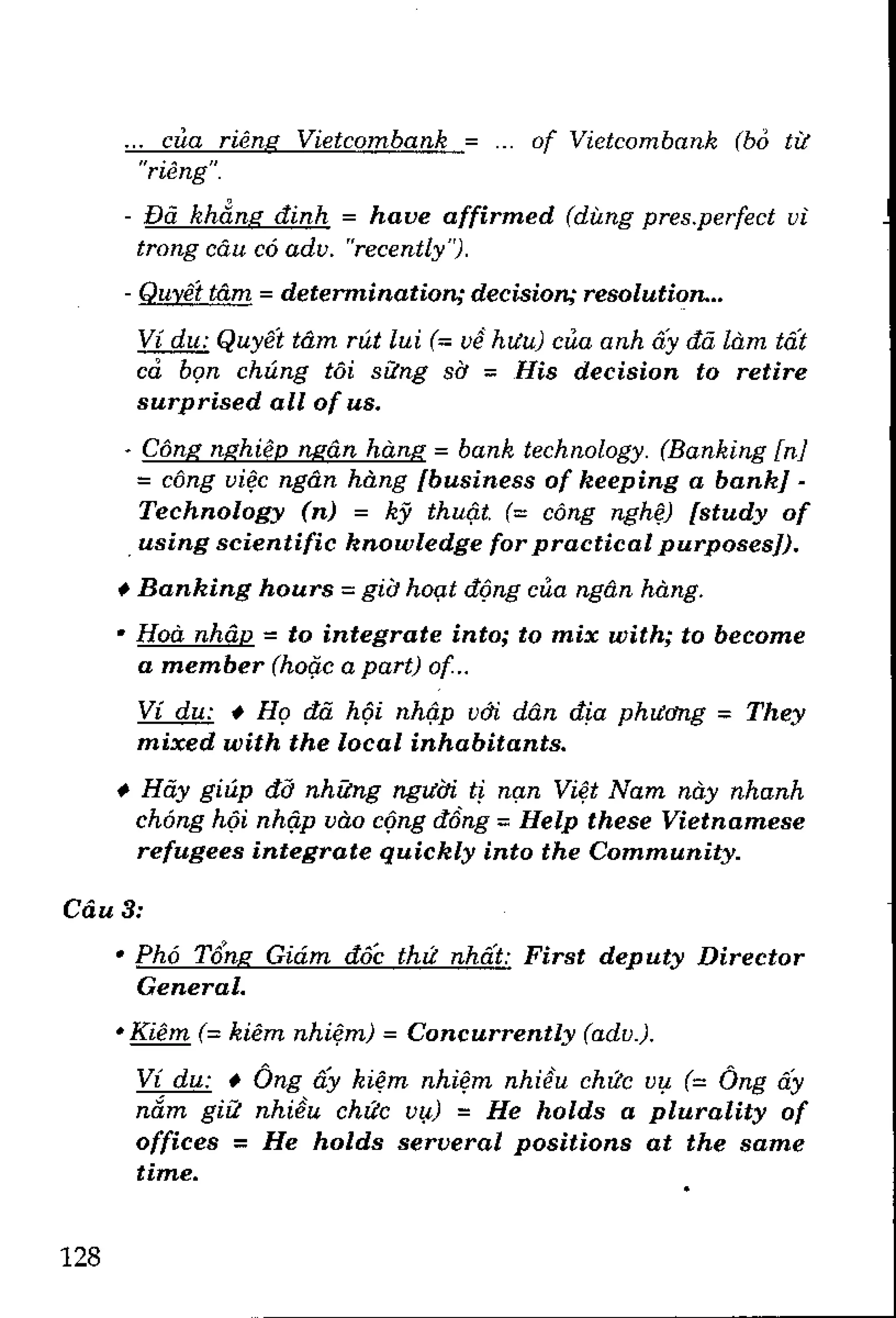 Luyện dịch Việt Anh