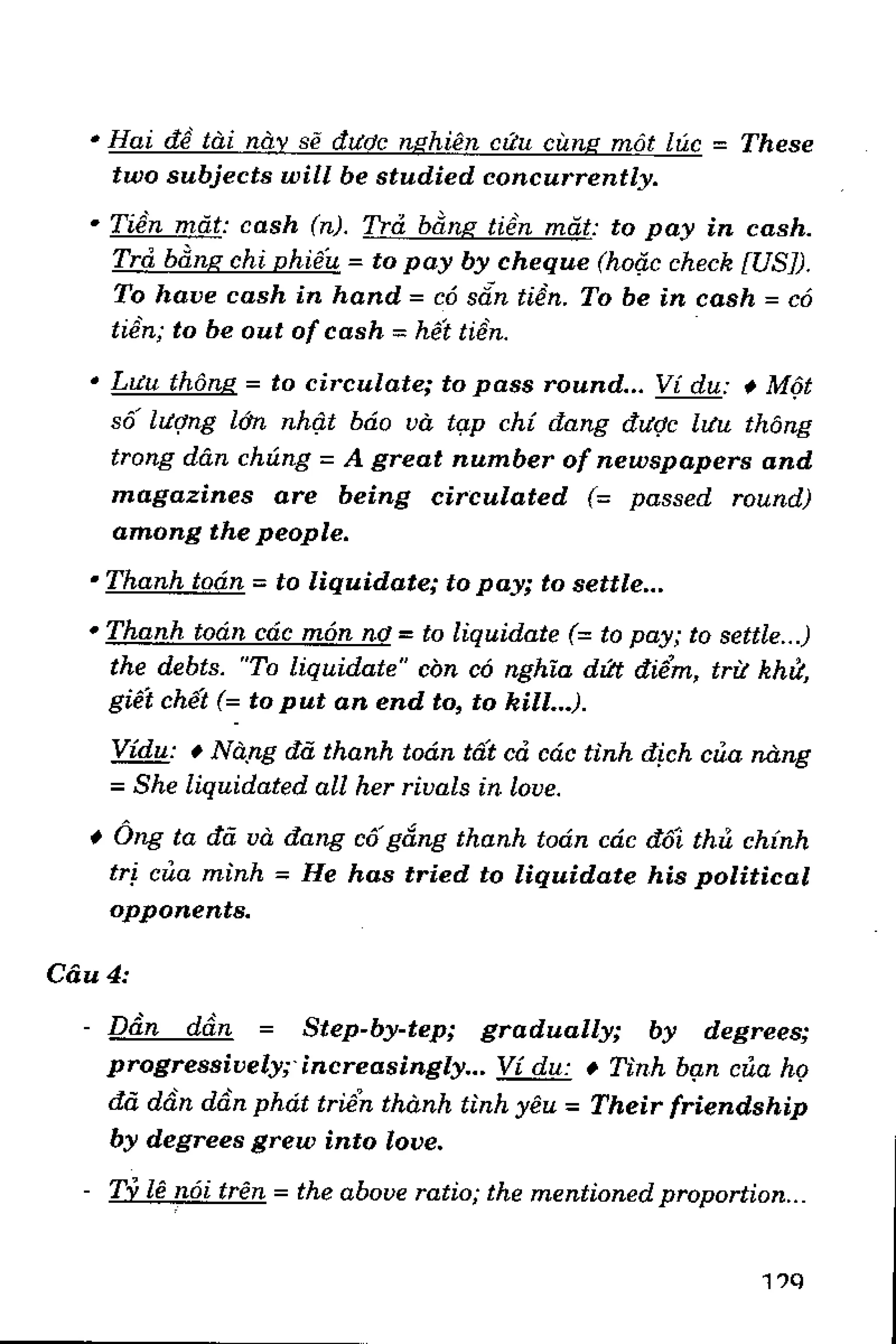 Luyện dịch Việt Anh