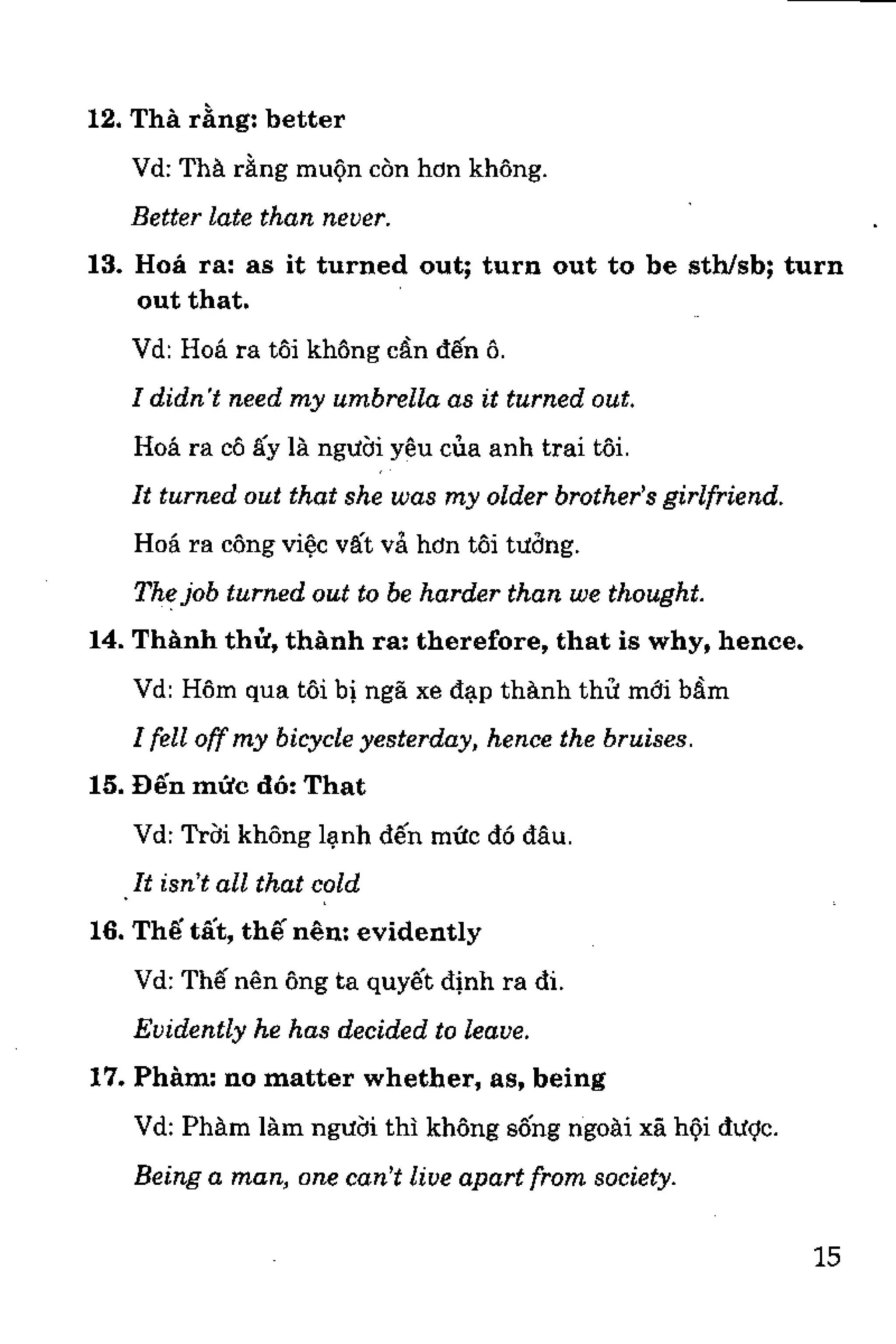 Luyện dịch Việt Anh