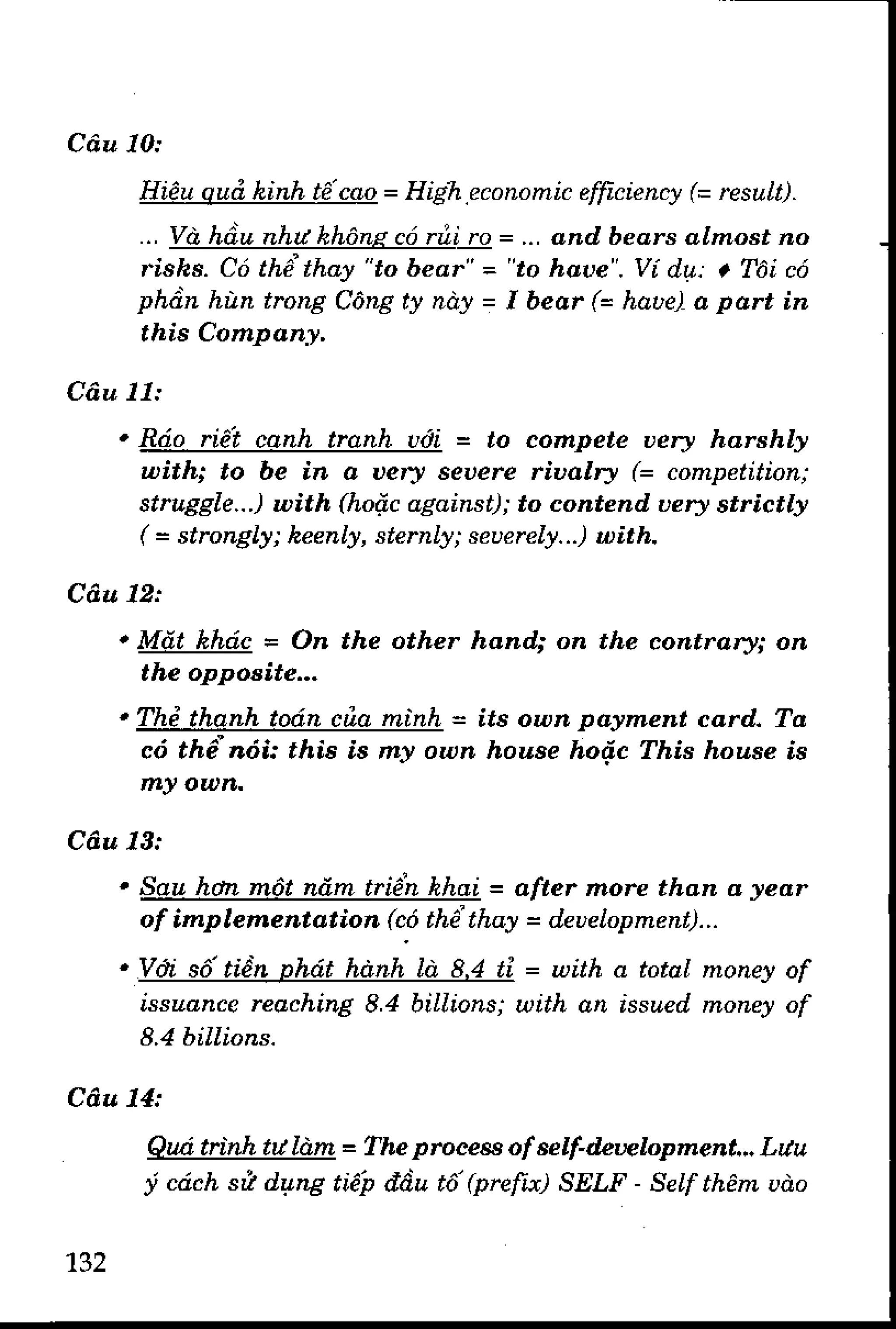 Luyện dịch Việt Anh