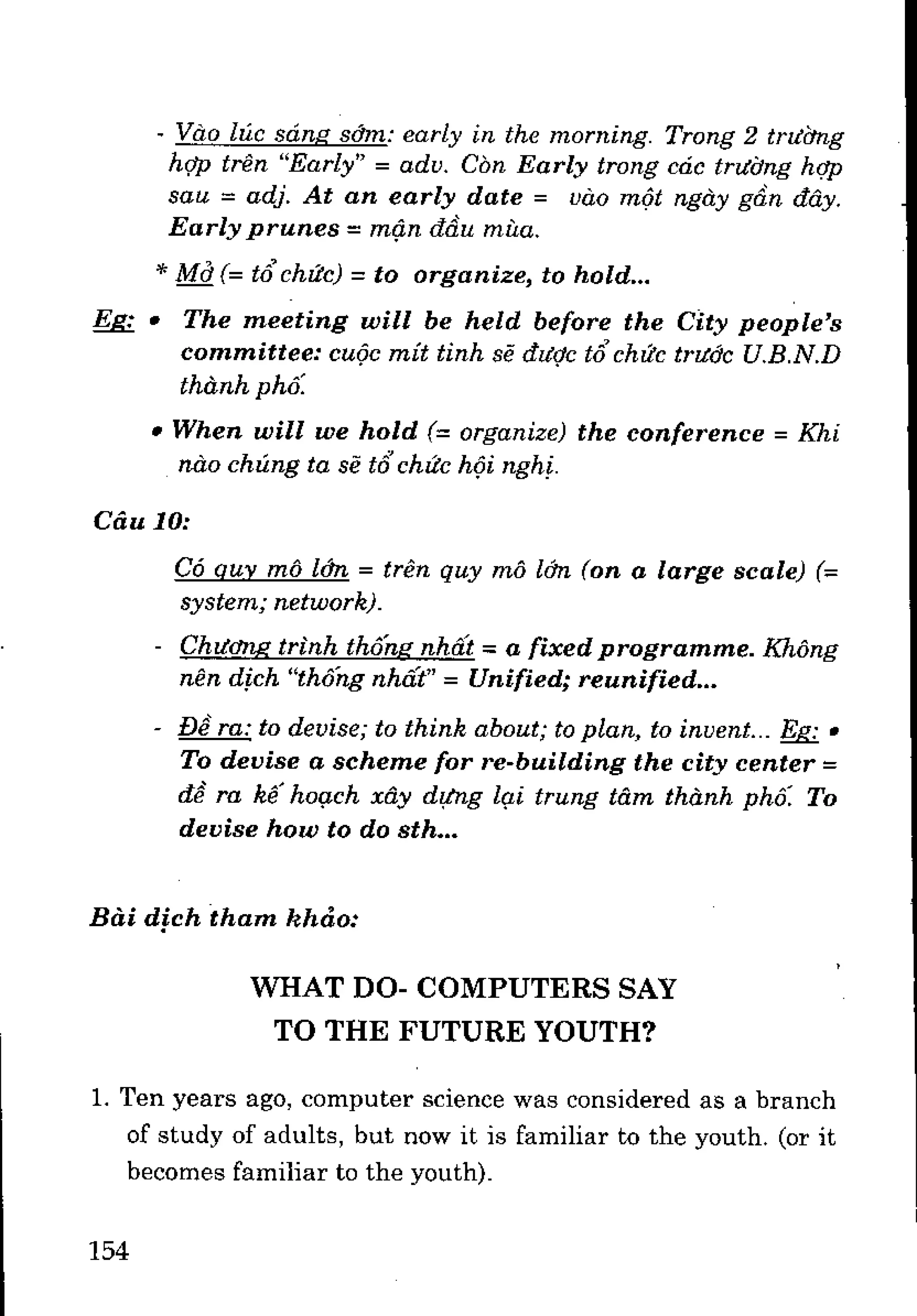 Luyện dịch Việt Anh