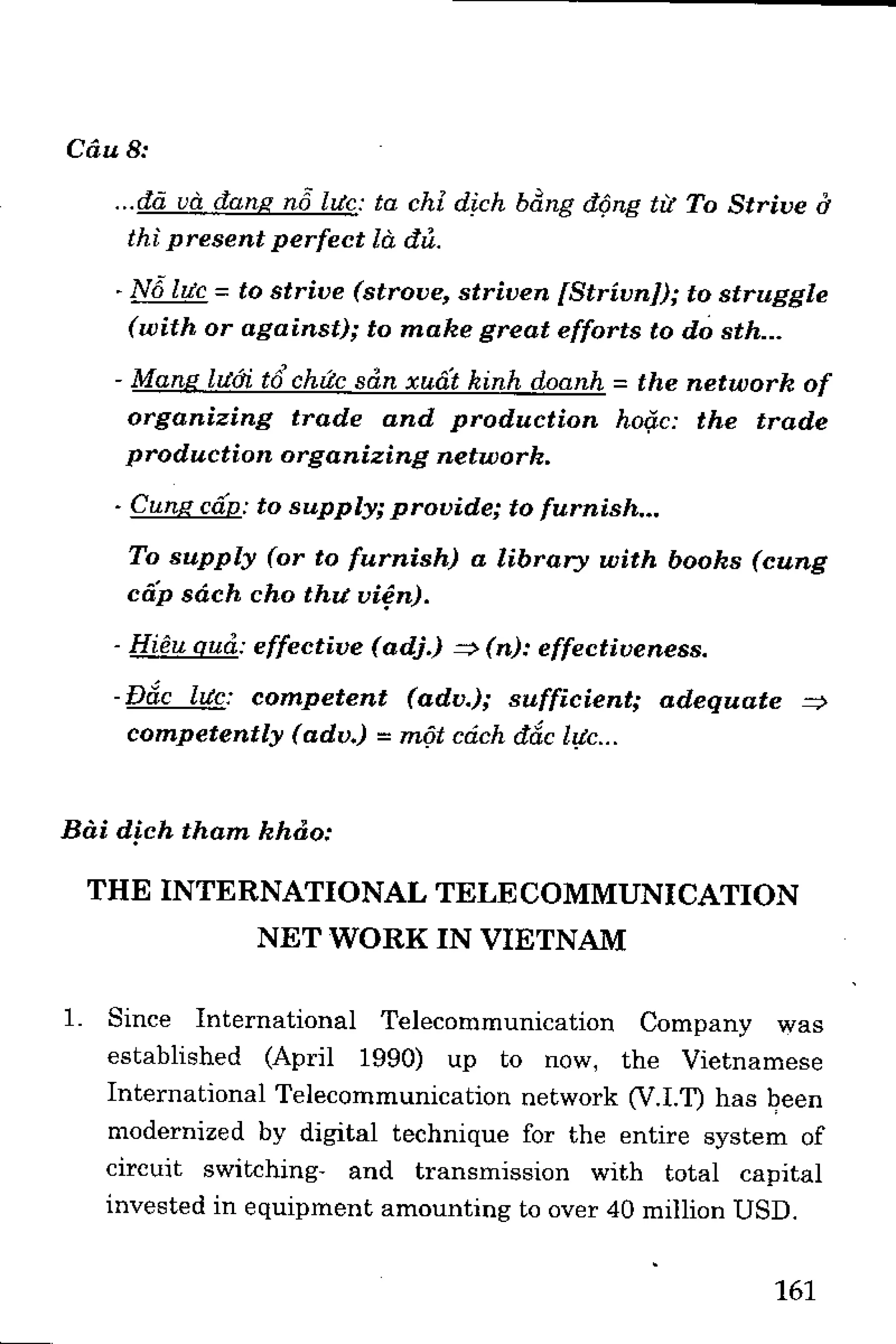 Luyện dịch Việt Anh