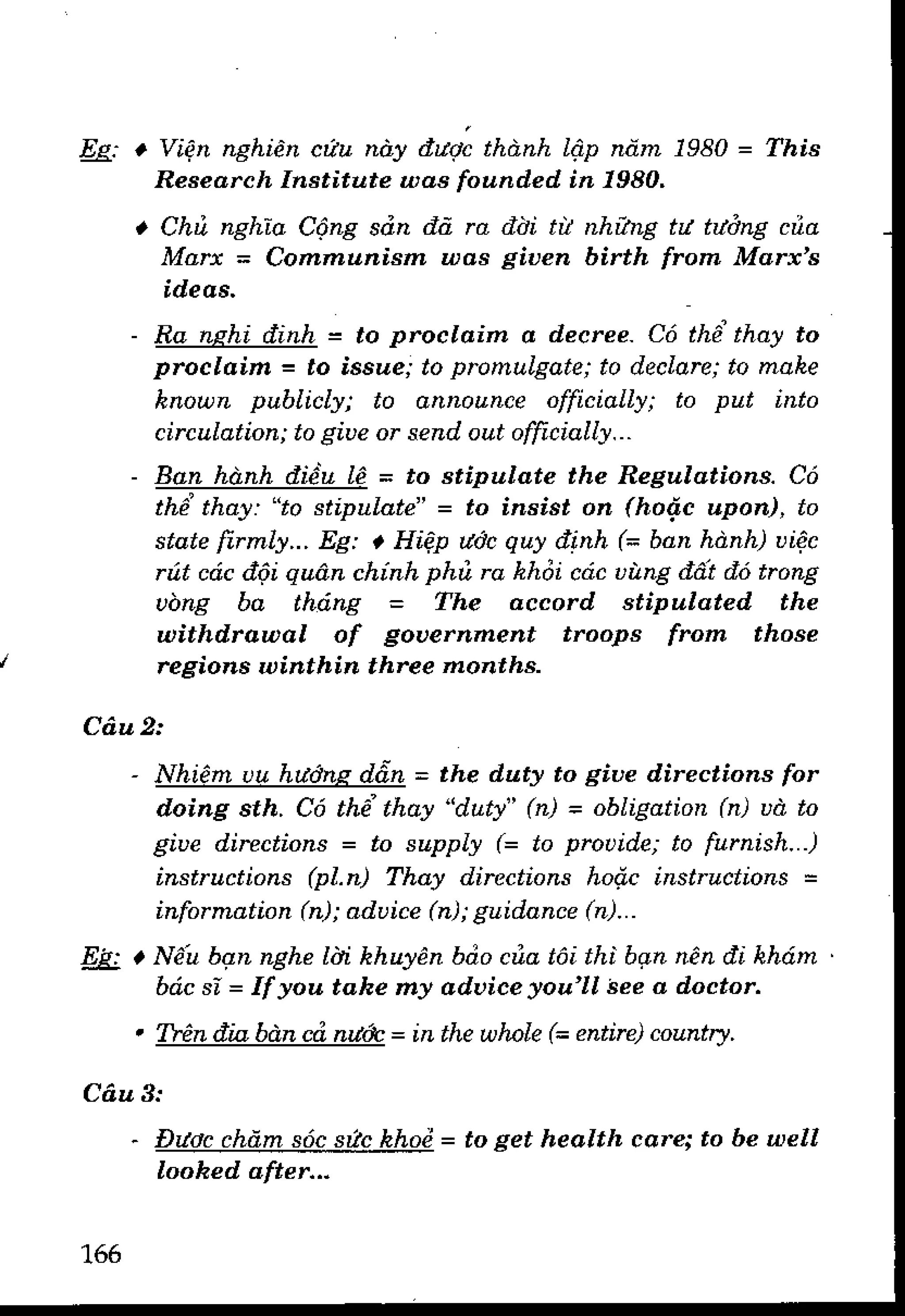 Luyện dịch Việt Anh