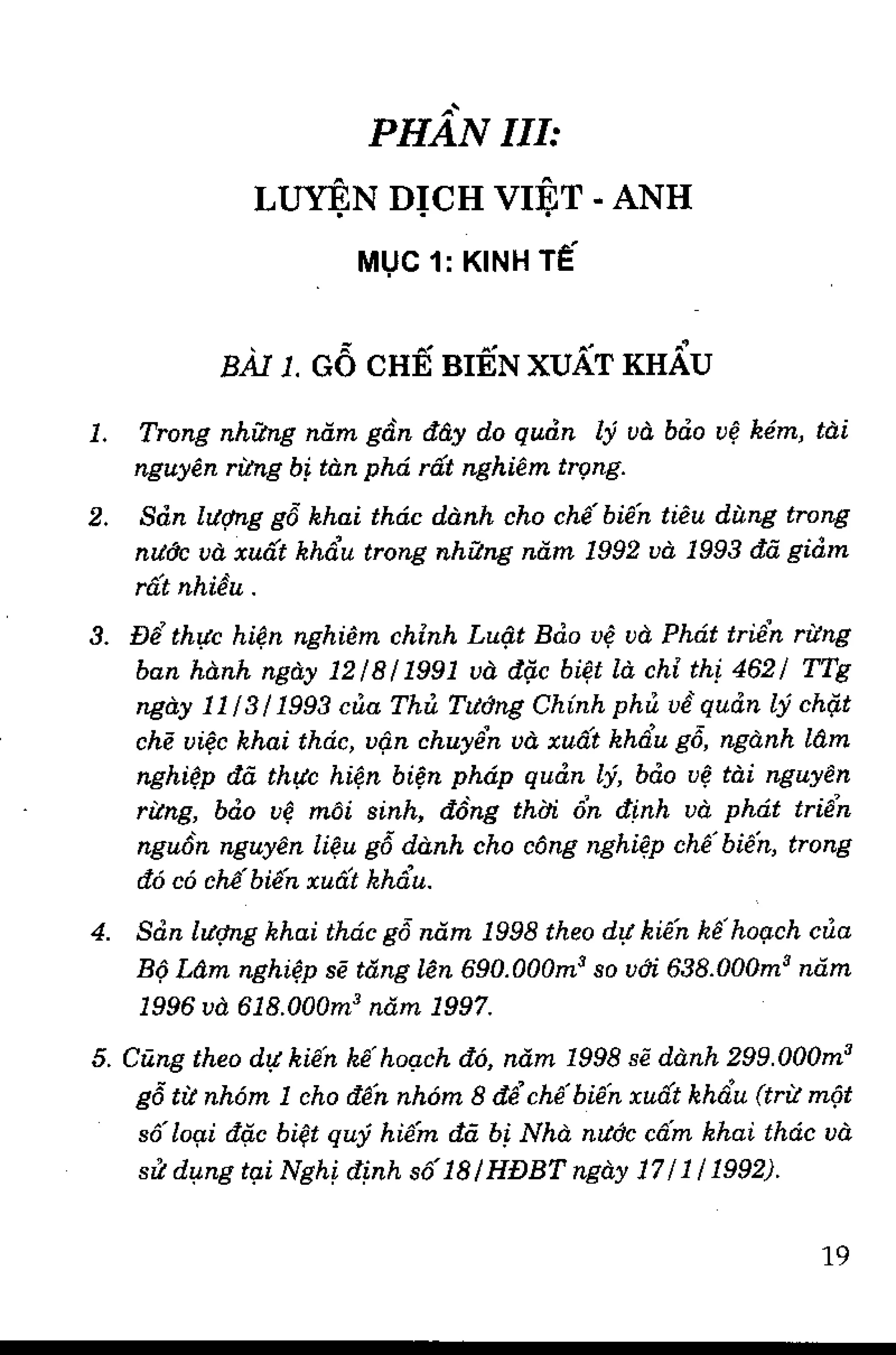Luyện dịch Việt Anh