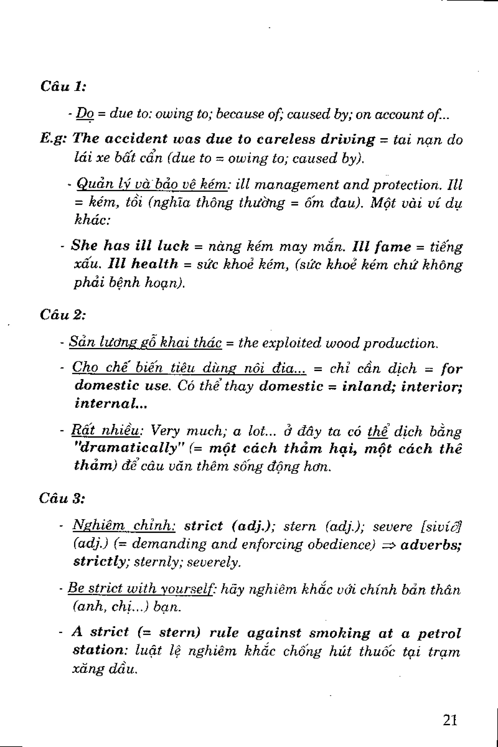 Luyện dịch Việt Anh