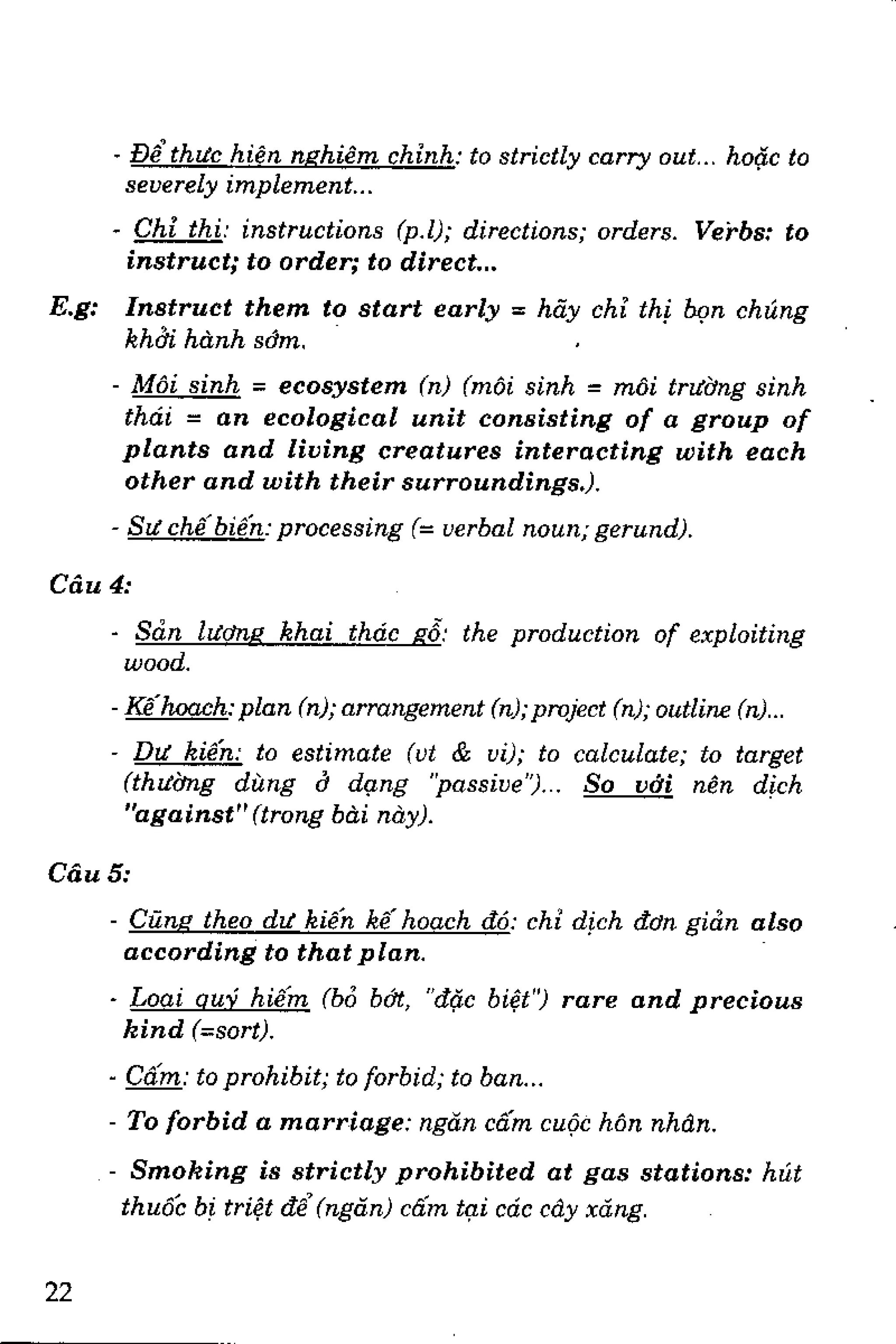 Luyện dịch Việt Anh