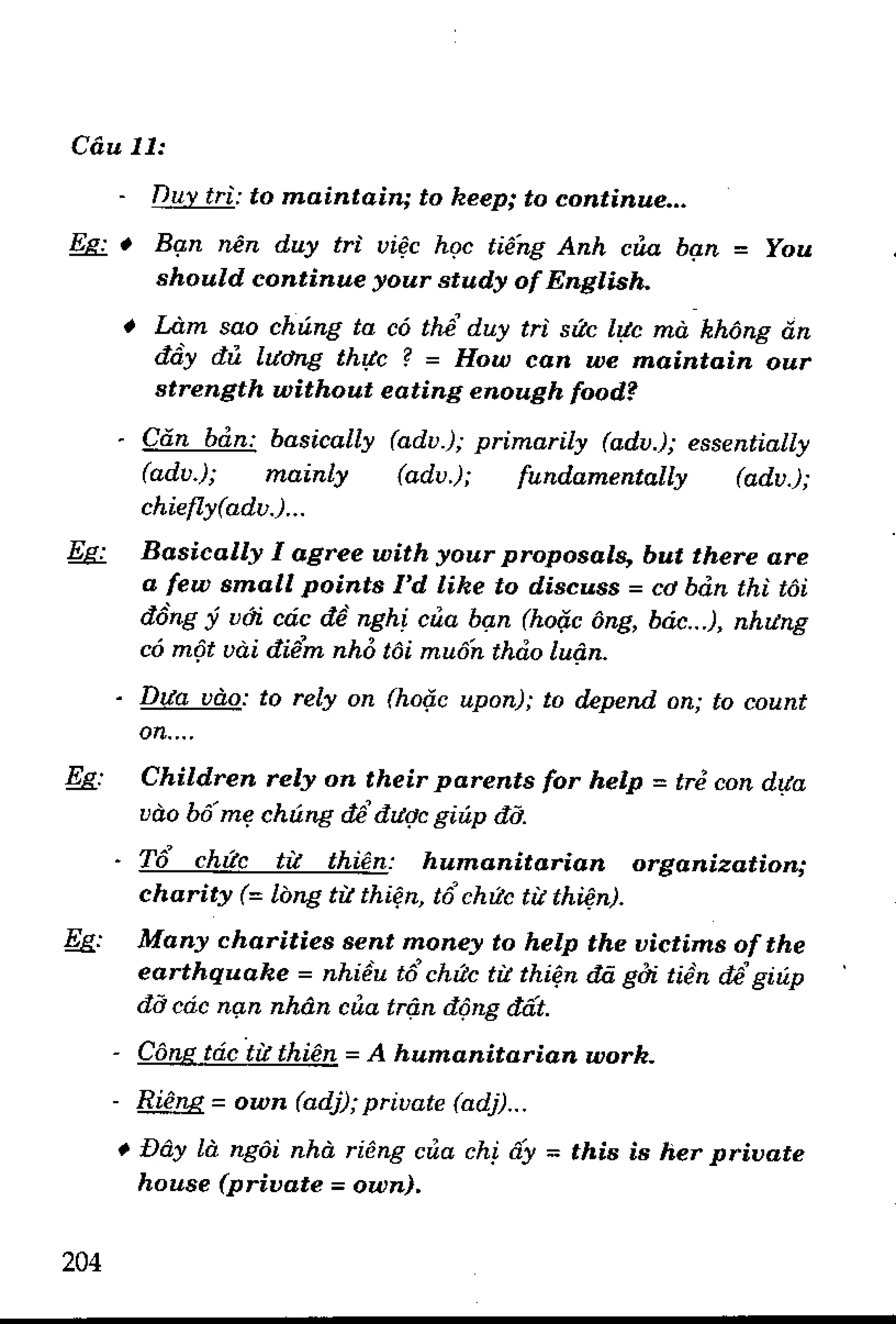 Luyện dịch Việt Anh