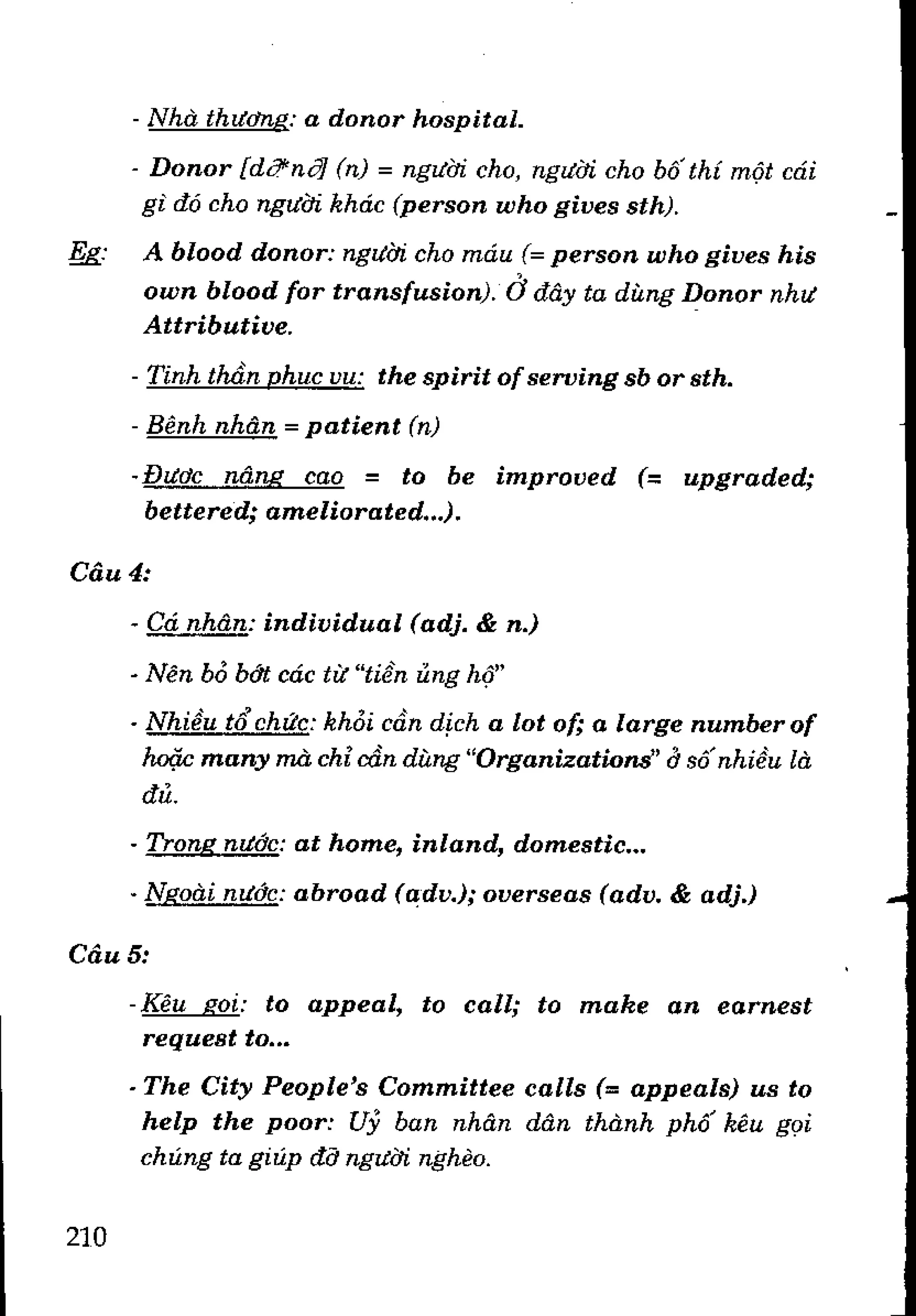 Luyện dịch Việt Anh