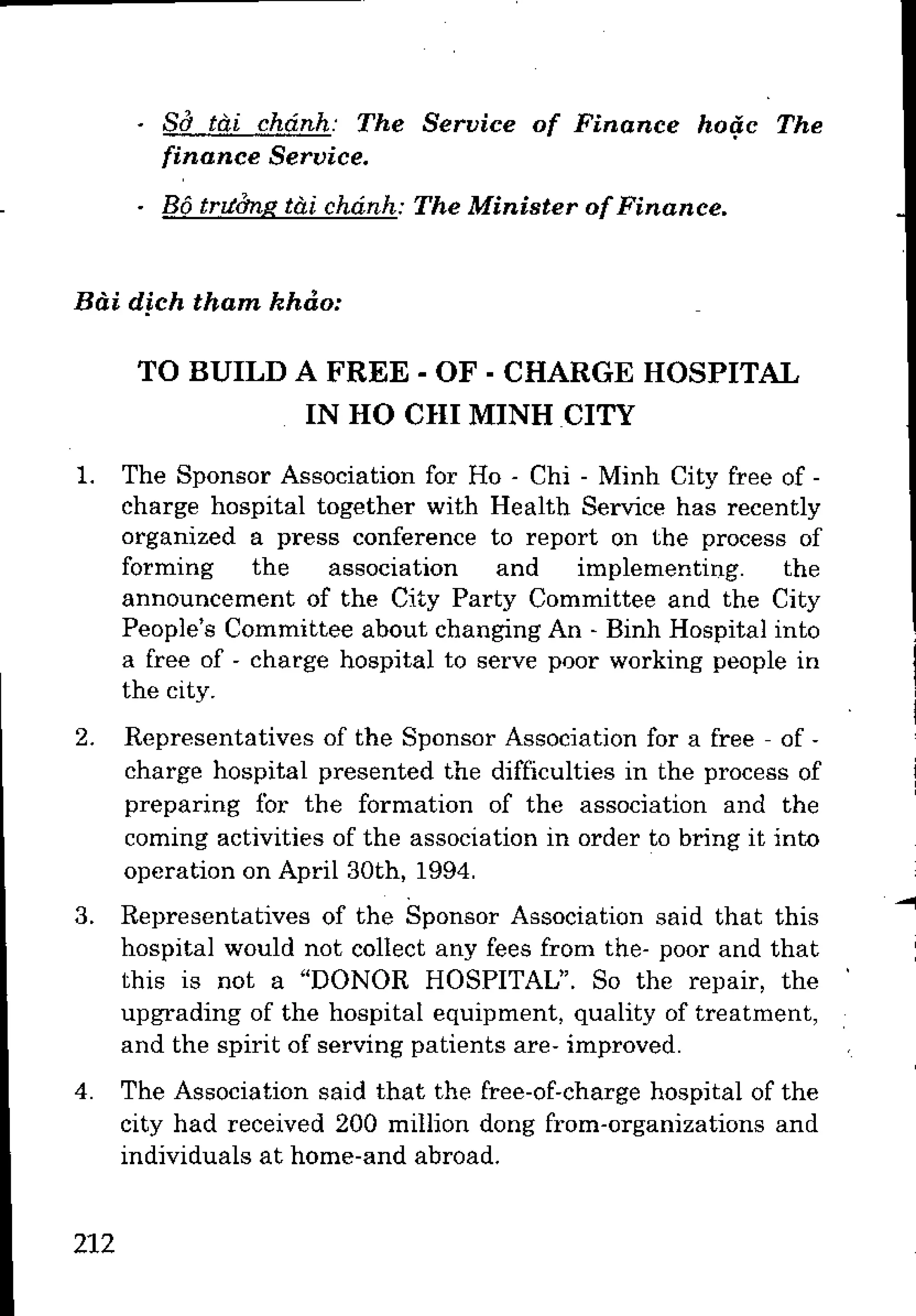 Luyện dịch Việt Anh