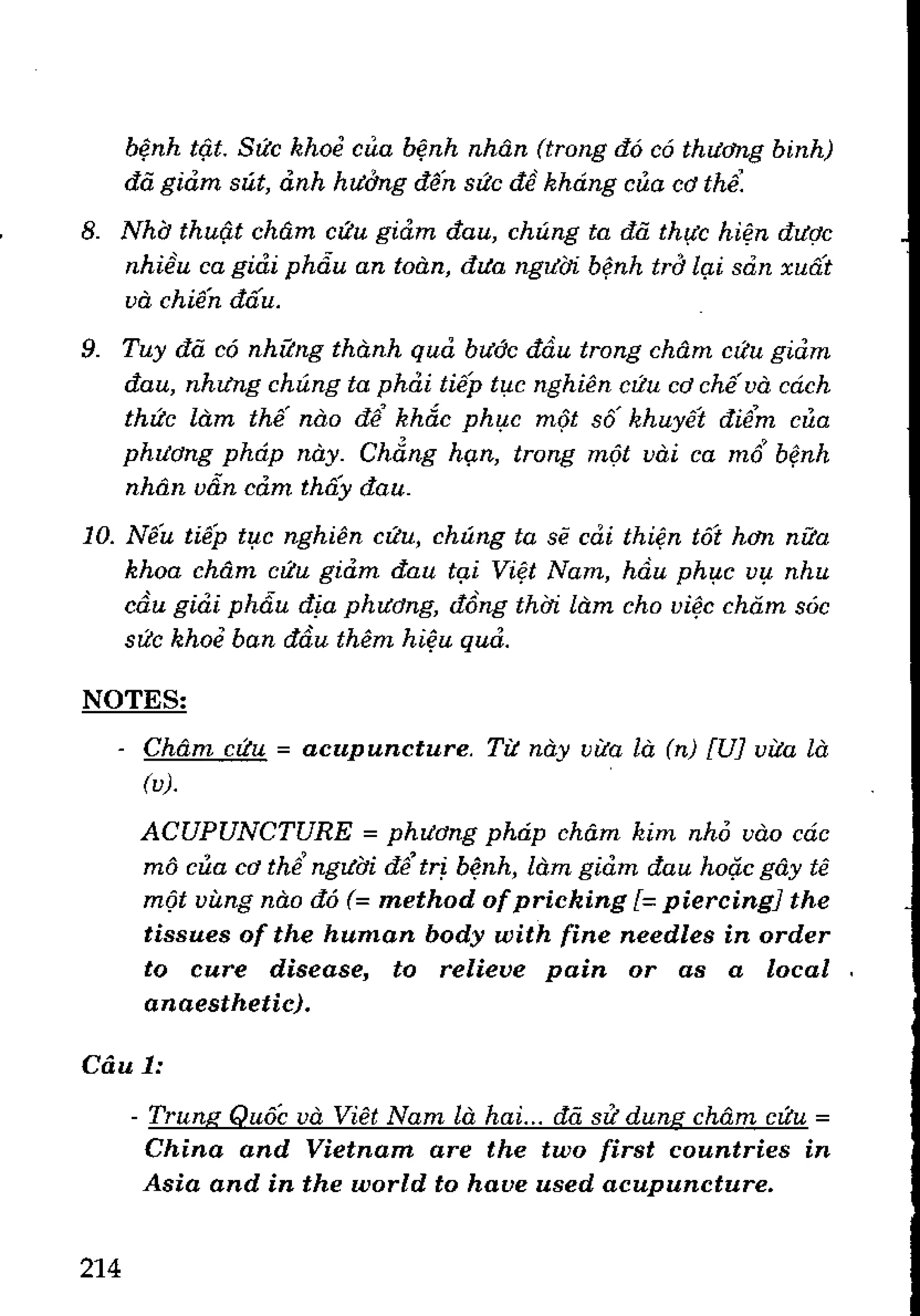 Luyện dịch Việt Anh