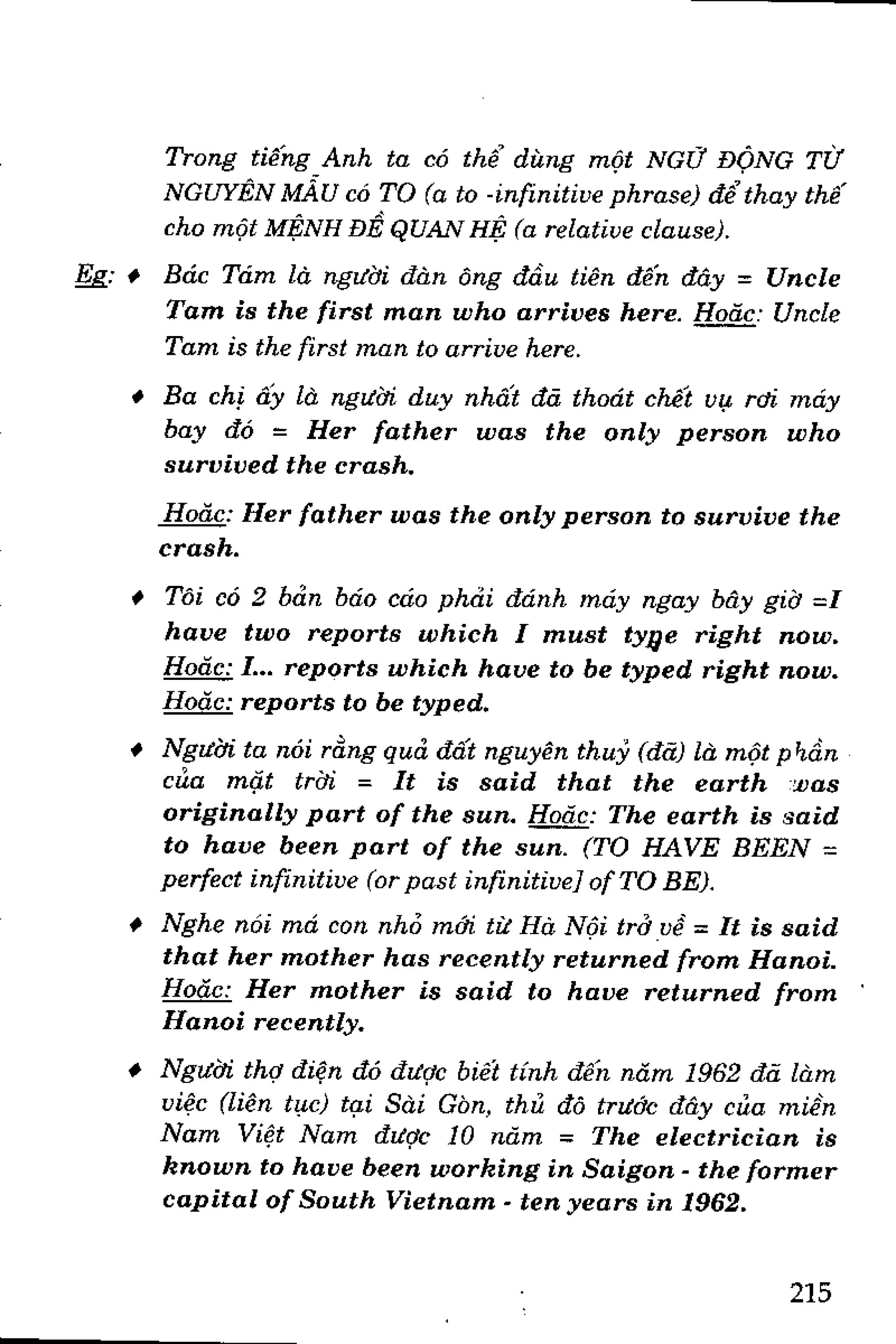 Luyện dịch Việt Anh