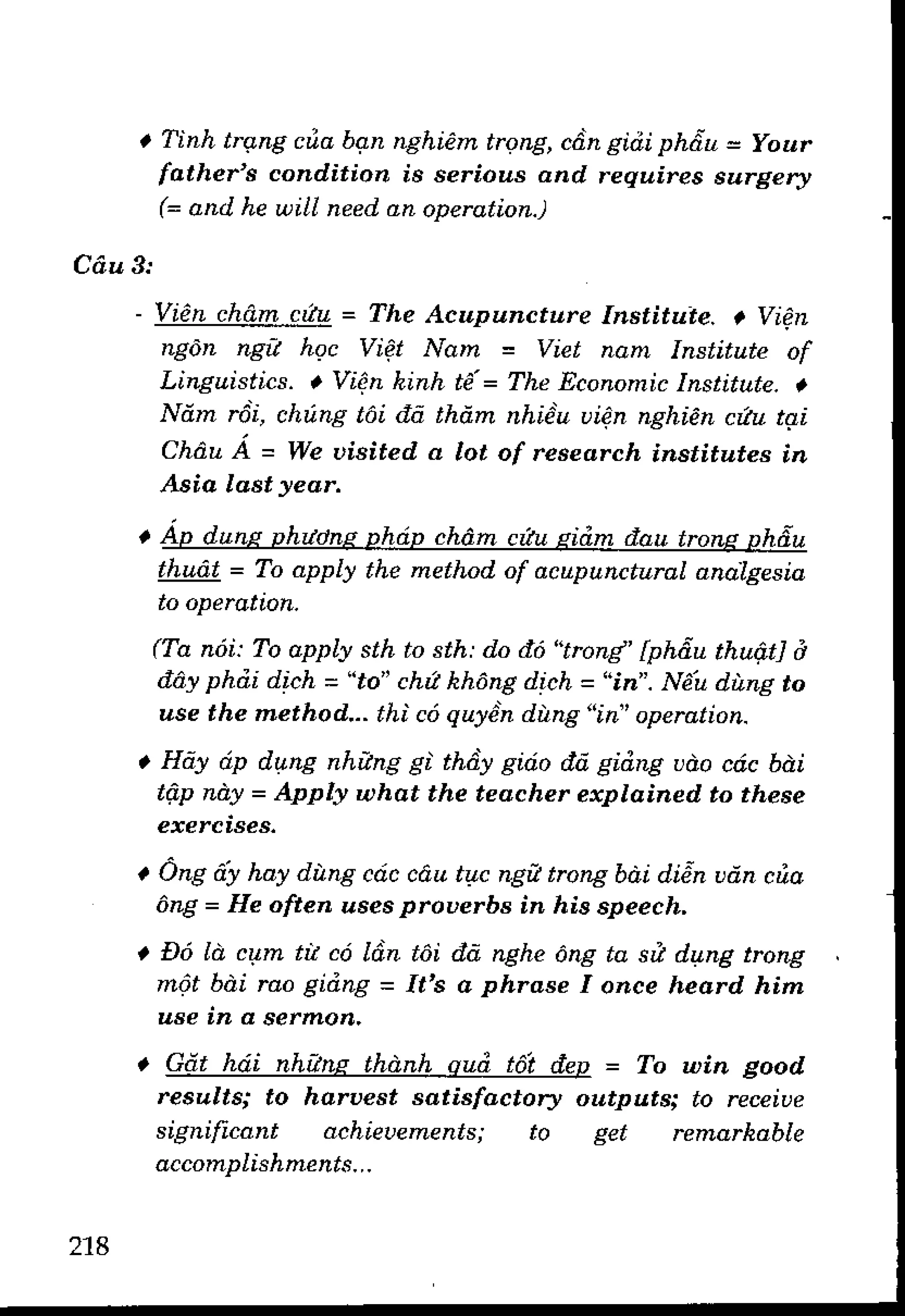 Luyện dịch Việt Anh