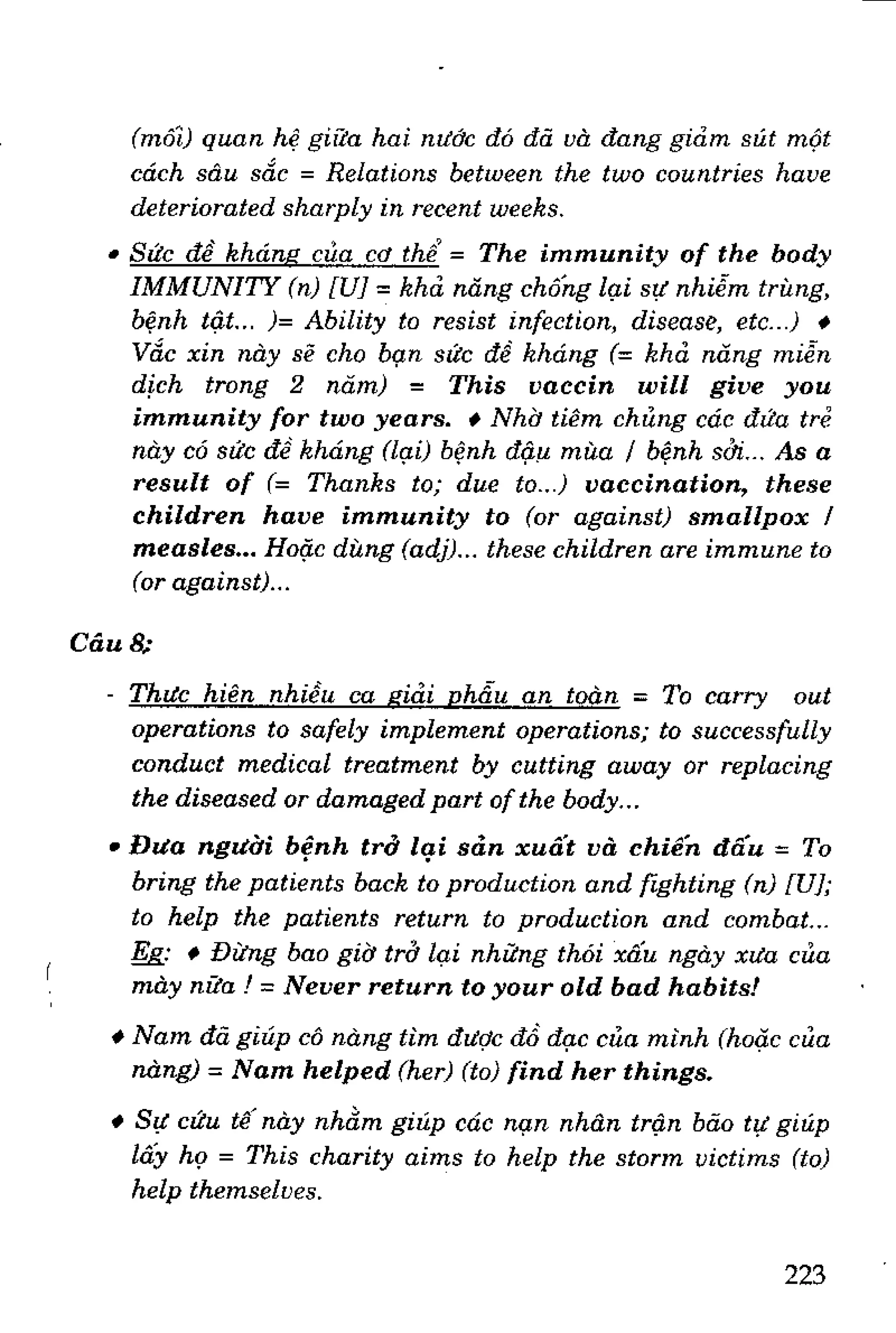 Luyện dịch Việt Anh