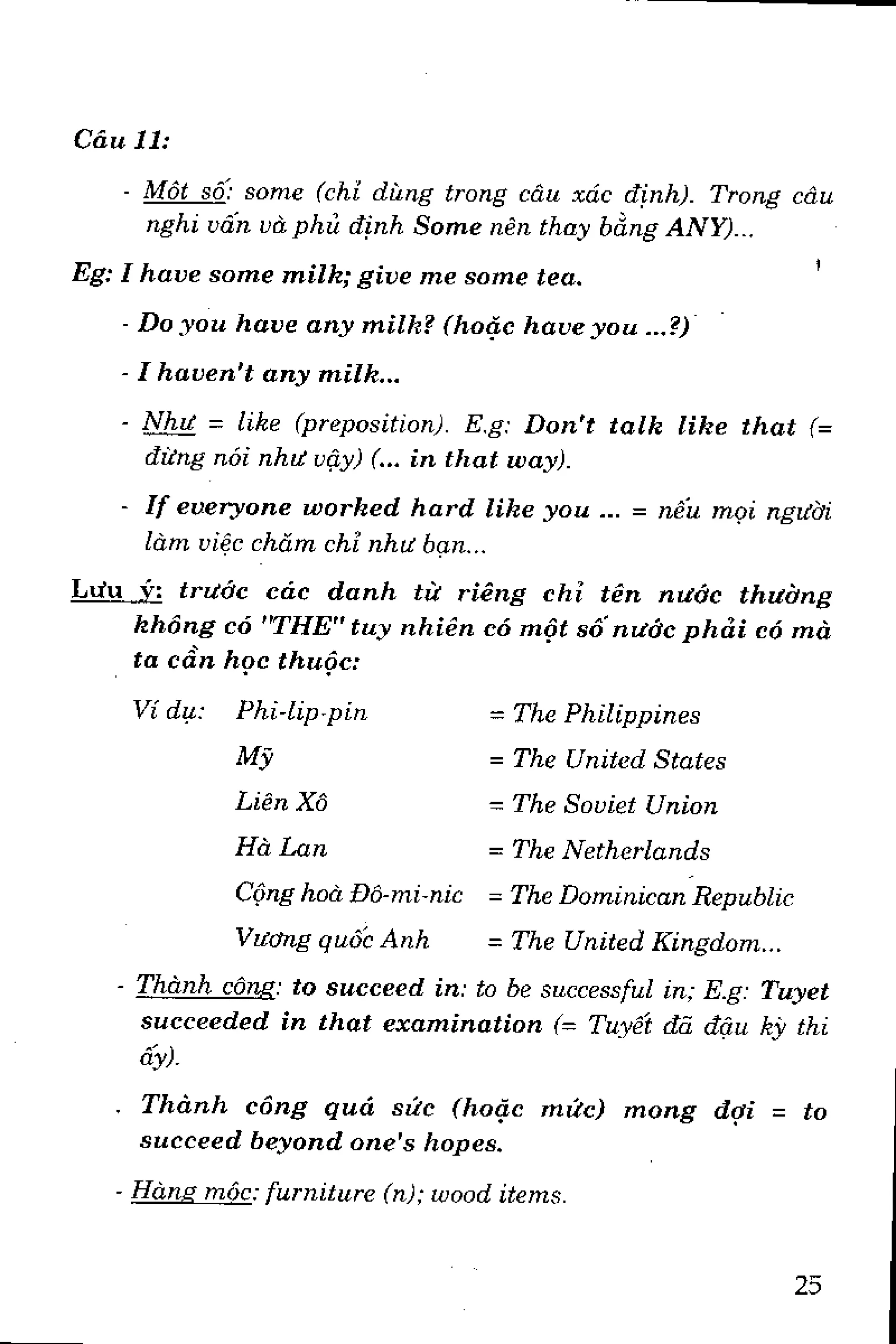 Luyện dịch Việt Anh