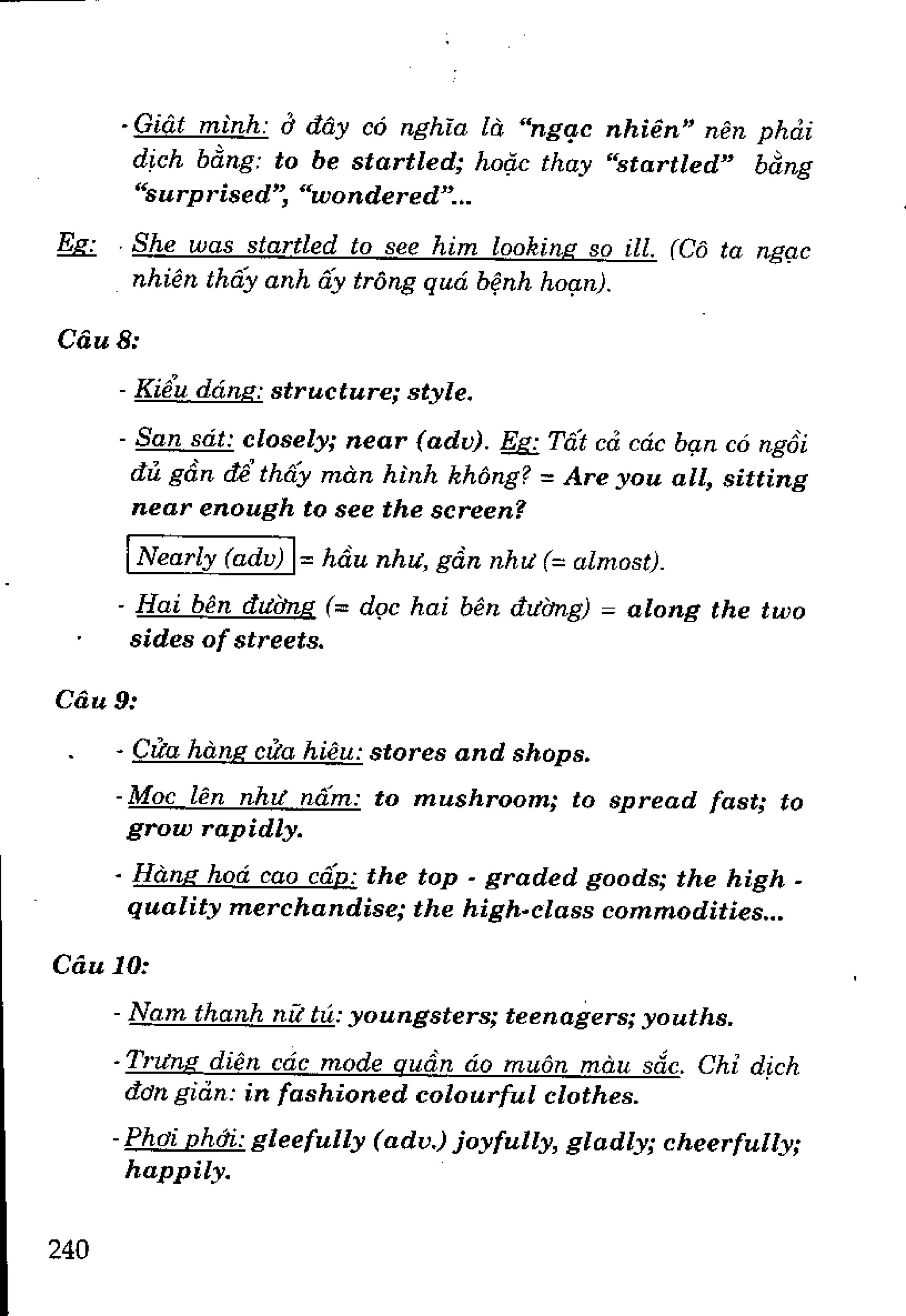 Luyện dịch Việt Anh