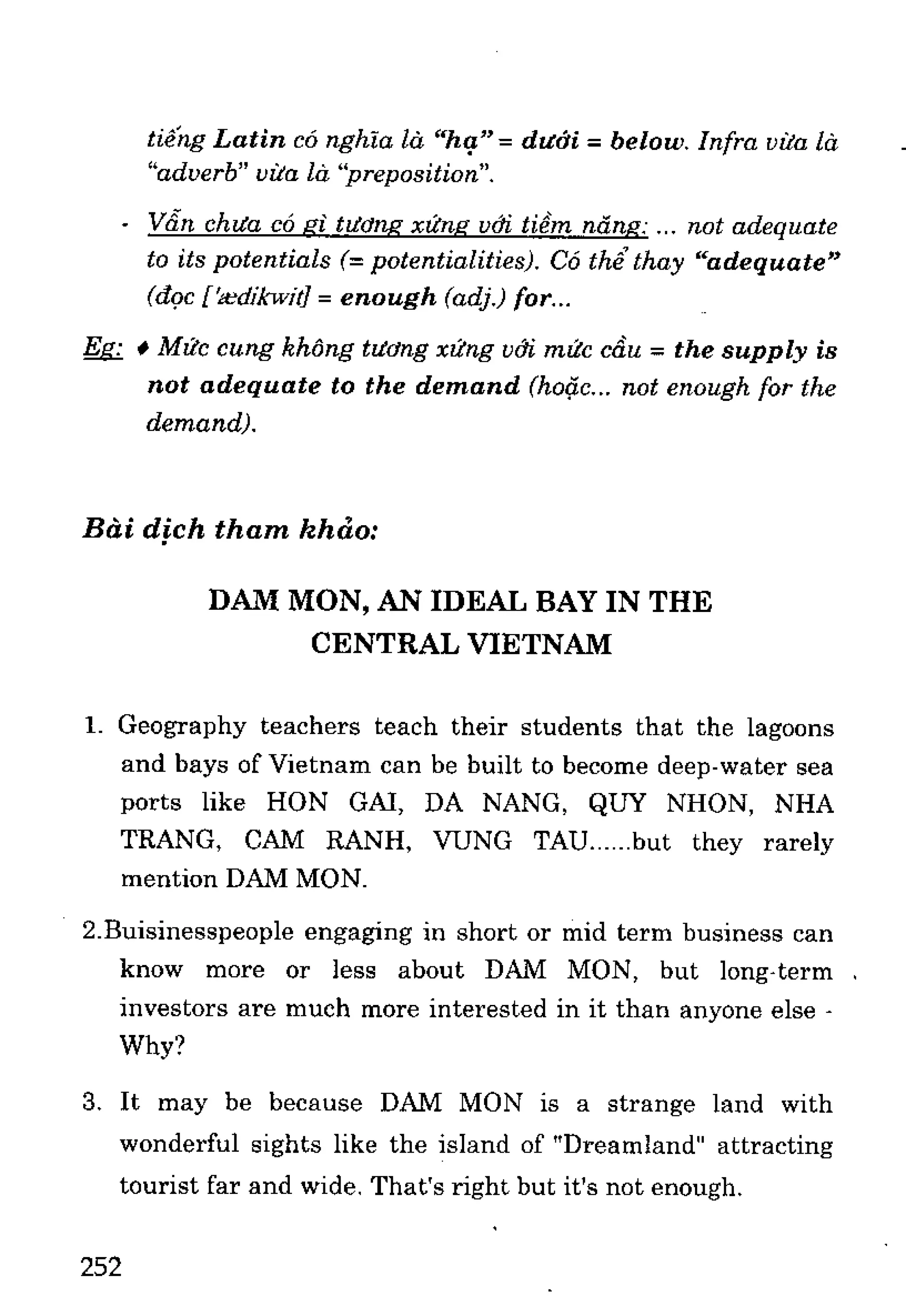 Luyện dịch Việt Anh