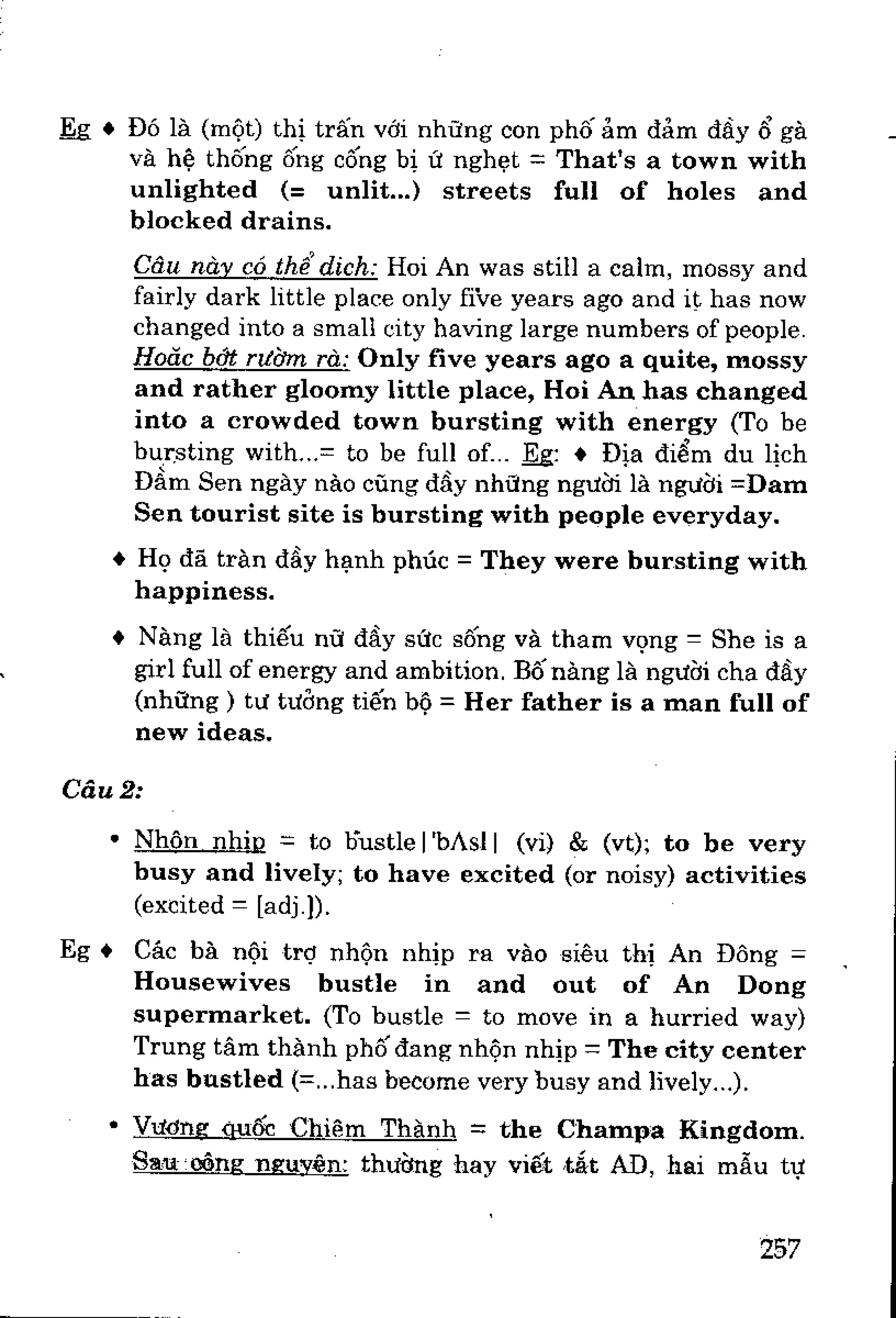 Luyện dịch Việt Anh